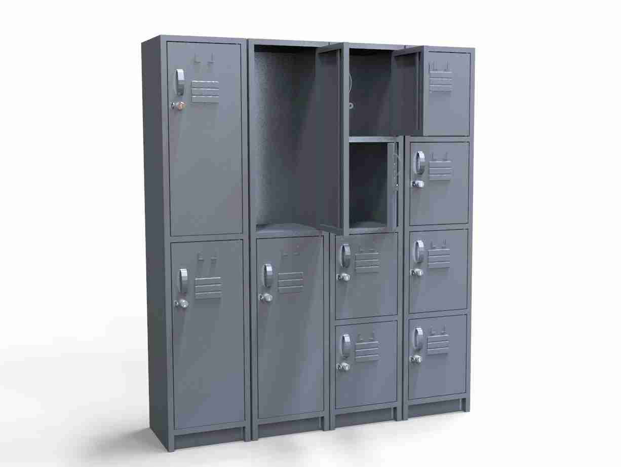 Lockers metálicos para resguardo de pertenencias