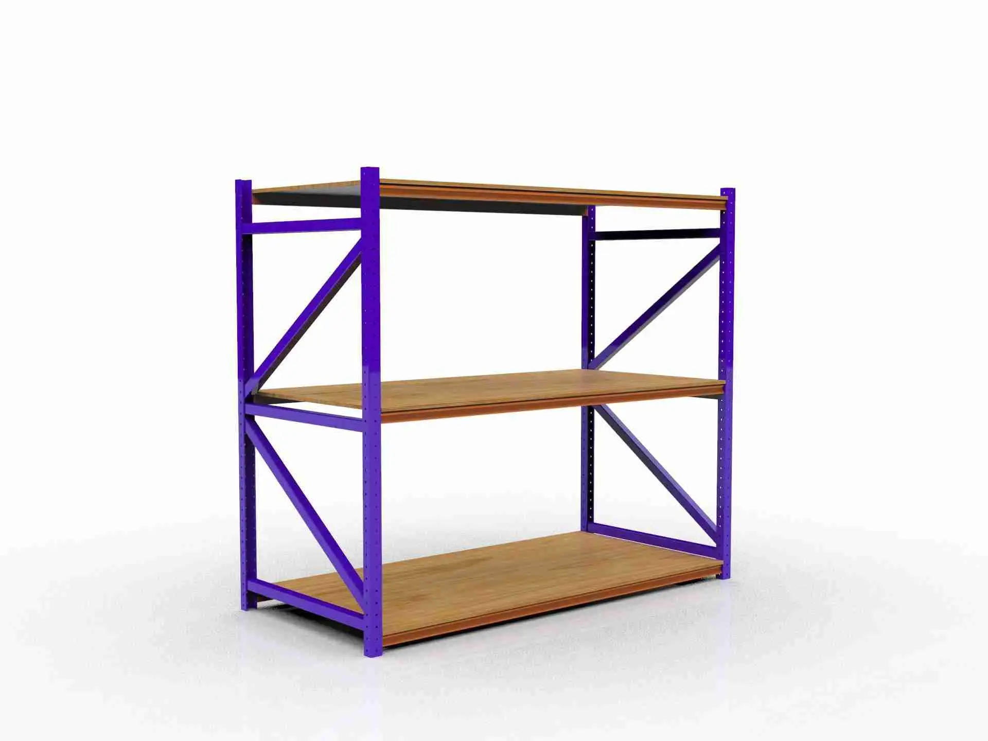 Sistema de racks para almacenamiento de mercancía paletizada