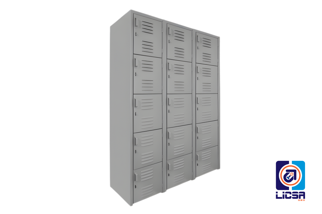 Lockers metálicos en línea para vestidores y oficinas