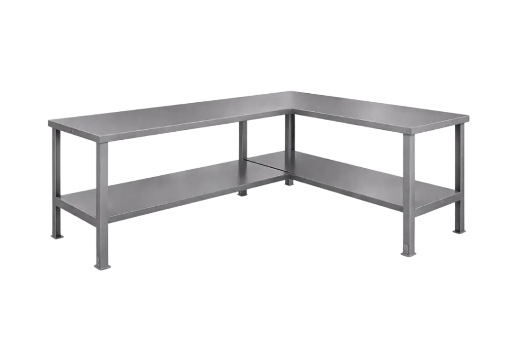 Ejemplo de mesa de trabajo industrial fabricada por LICSA