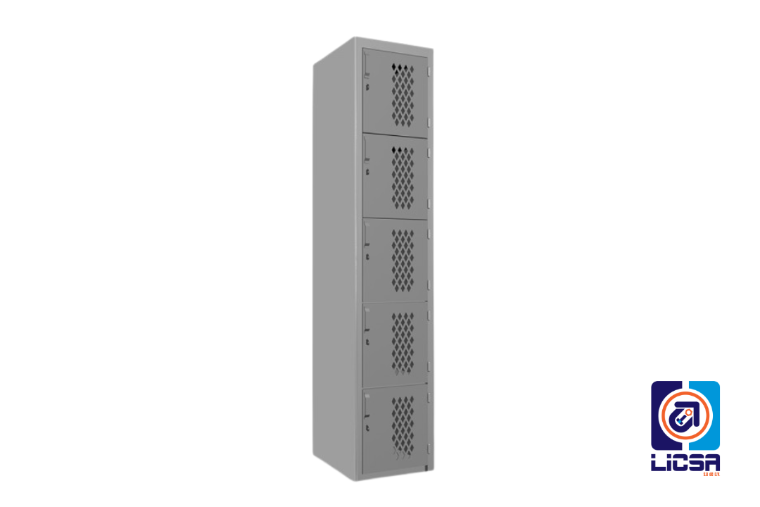 Lockers troquelados o ventilados para circulación de aire