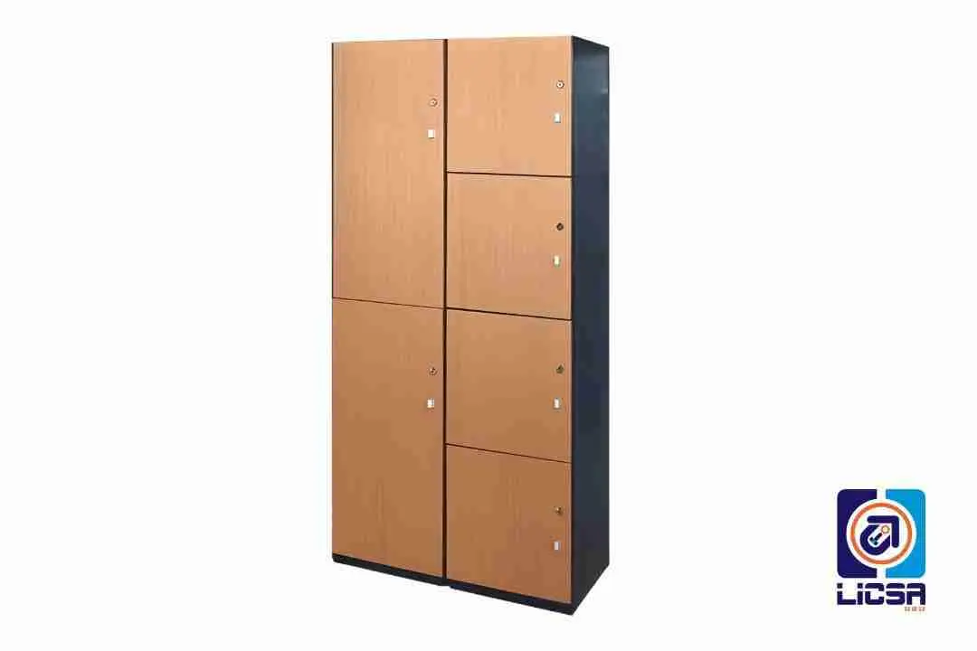 Lockers laminados compactos con apariencia contemporánea